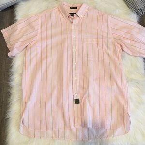 Boundary Waters Pink Stripped Button Down Shirt
